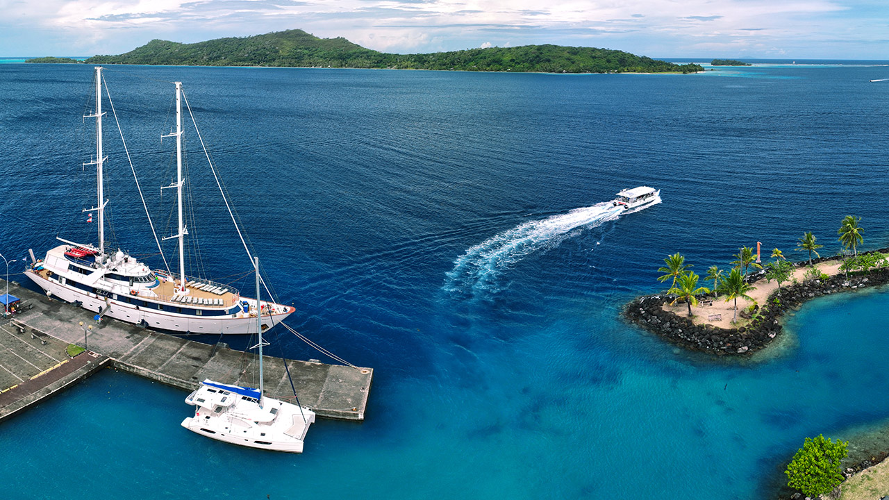 MS PANORAMA II VARIETY CRUISES VELERO ISLAS SOCIEDAD VELERO BORA BORA CRUCEROS TAHITI